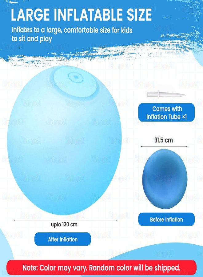 Kidology Giant Bubble Ball Inflatable Water Balloon | Transparent Soft Rubber Bubble Ball for Outdoor & Indoor Play | Large Bounce Beach Ball for Pool, Garden, Yard Games & Party Fun - Image 2