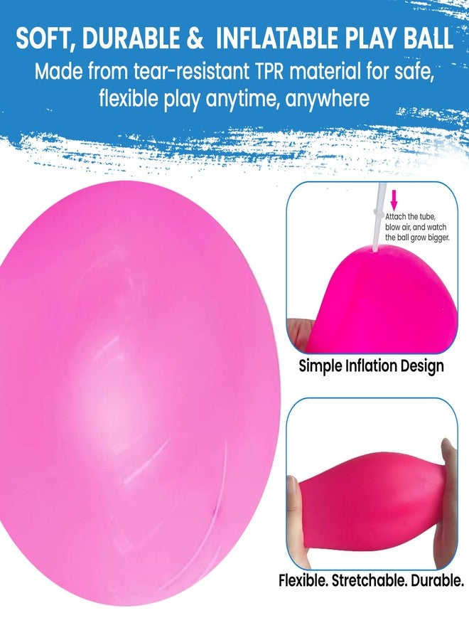 Kidology Giant Bubble Ball Inflatable Water Balloon | Transparent Soft Rubber Bubble Ball for Outdoor & Indoor Play | Large Bounce Beach Ball for Pool, Garden, Yard Games & Party Fun - Image 4