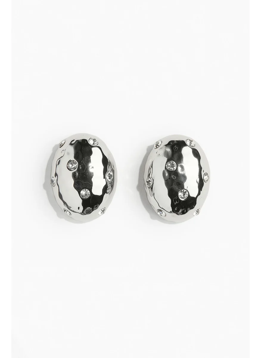 اتش اند ام Rhinestone-Embellished Earrings