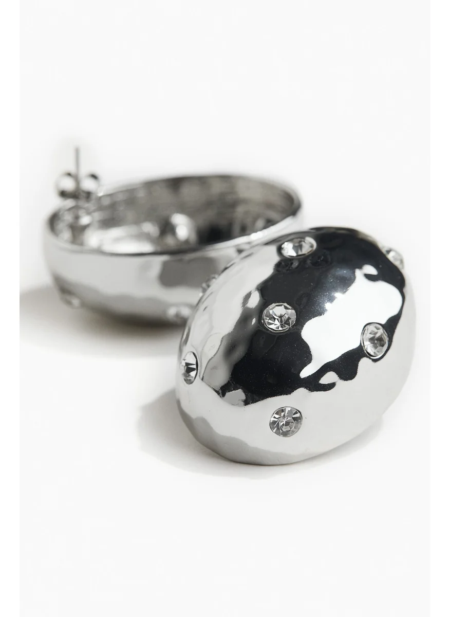 اتش اند ام Rhinestone-Embellished Earrings