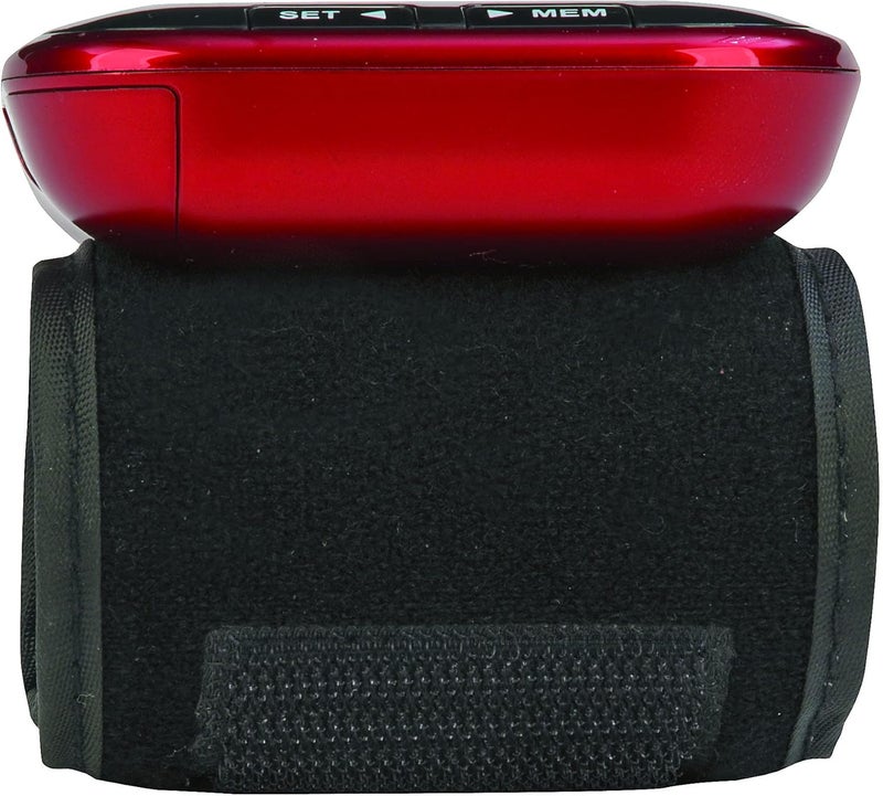 SmartHeart جهاز قياس ضغط الدم الرقمي الذكي للبالغين مع كفة المعصم باللون الأسود 1 قطعة - Image 4