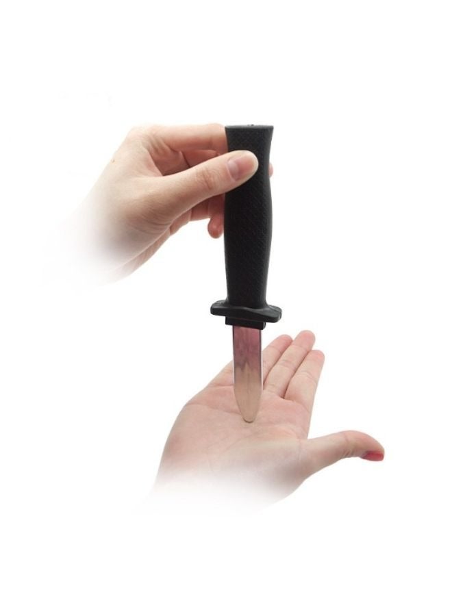 Retractable Knife Disappear Blade Trick Fake Dagger Prank Props Toy  - Image 4