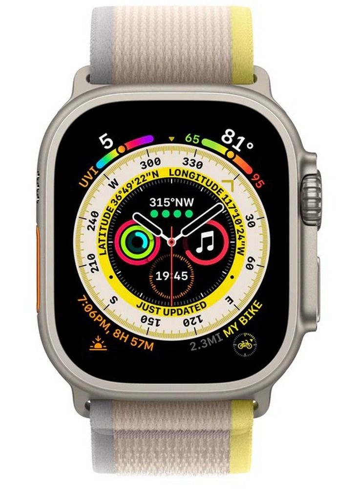 سوار ساعة ذكية ، متوافق مع iwatch وجميع الأنواع 49 مم 45 مم 44 مم 42 مم 41 مم 40 مم 38 مم ، حزام ساعة مجدول من النايلون قابل للتعديل ، لسلسلة الساعات الذكية 1/2/3/5/6/7/9 /SE/Ultra ،رجال ونساء - Image 4