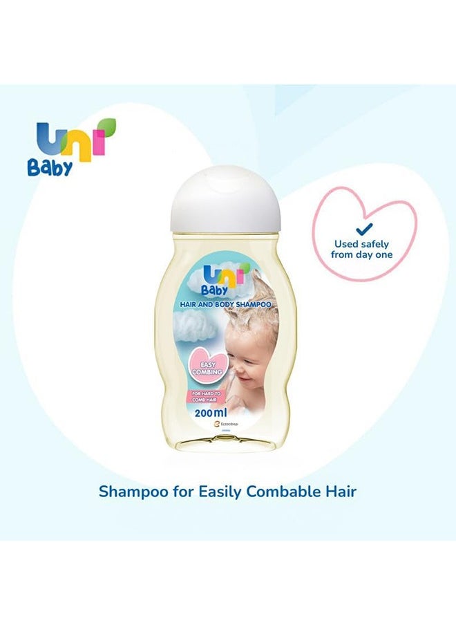 Uni baby Uni Baby Easy Combing Hair and Body Shampoo 200 ml  - Image 2
