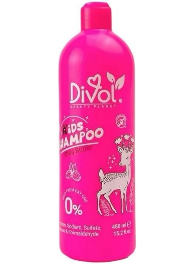 Divol Natural Baby Shampoo with Shea 450ml (Tear-Free)