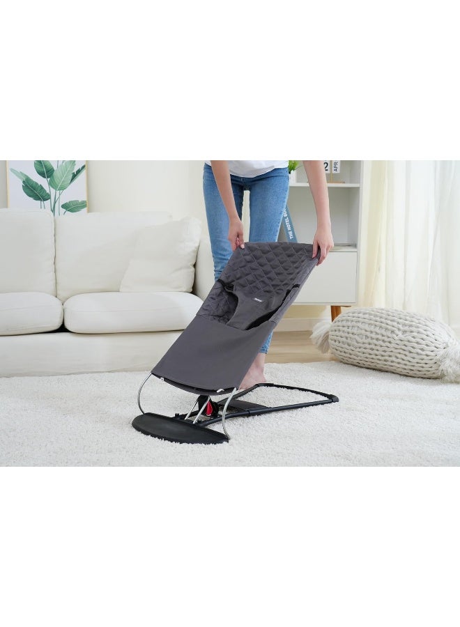 belltop Baby Hammock Cover Compatible with BabyBjÃ¶rn Balance Hammock, Soft & Bliss. Baby Seat for Swimming. Hypoallergenic Polycotton, Ergonomic Fit (Sustituye Original Cover) â€“ Grey - Image 5