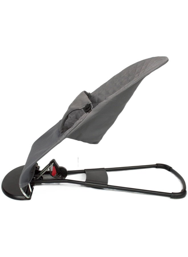 belltop Baby Hammock Cover Compatible with BabyBjÃ¶rn Balance Hammock, Soft & Bliss. Baby Seat for Swimming. Hypoallergenic Polycotton, Ergonomic Fit (Sustituye Original Cover) â€“ Grey - Image 4