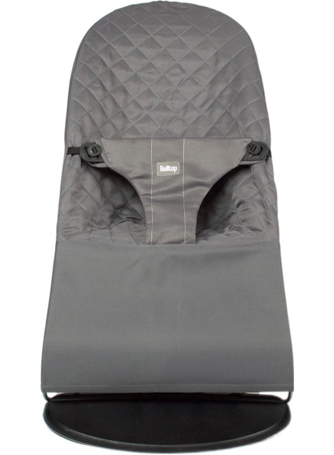 belltop Baby Hammock Cover Compatible with BabyBjÃ¶rn Balance Hammock, Soft & Bliss. Baby Seat for Swimming. Hypoallergenic Polycotton, Ergonomic Fit (Sustituye Original Cover) â€“ Grey - Image 1