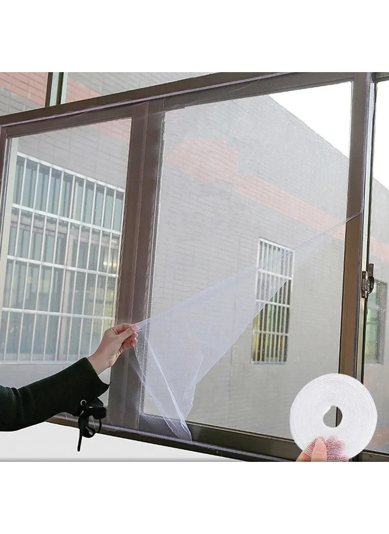 Magic Lady Forward Single Wing Velcro Fly Screen Window Set 75x125 cm