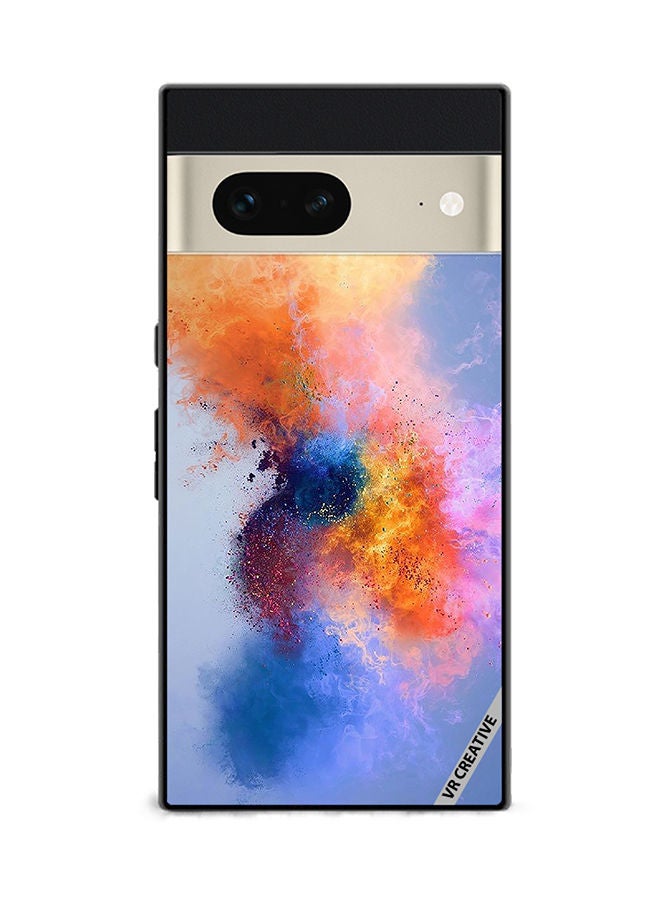 VR CREATIVE غطاء حماية لجهاز جوجل بيكسل 7 بتصميم متعدد الألوان - Image 1