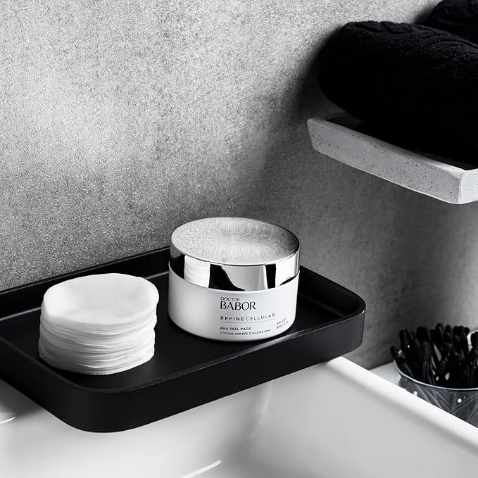 Babor DOCTOR BABOR AHA Peeling Pads for Dull Skin with Large Pores Fruit Acid Peeling Without Alcohol Vegan Formula Smoother Skin 60 Pieces - Image 4