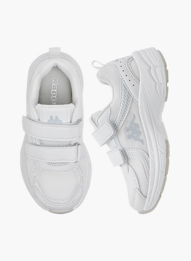 Kappa Boys' Logo Detail School Shoes with Hook and Loop Closure  - Image 1