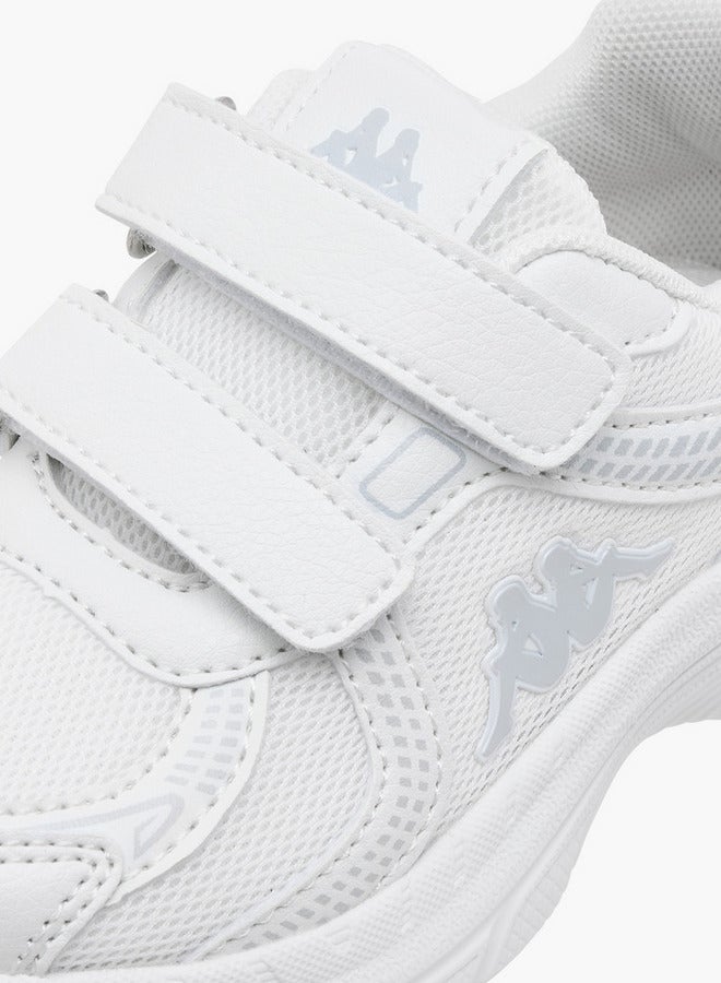 Kappa Boys' Logo Detail School Shoes with Hook and Loop Closure  - Image 4