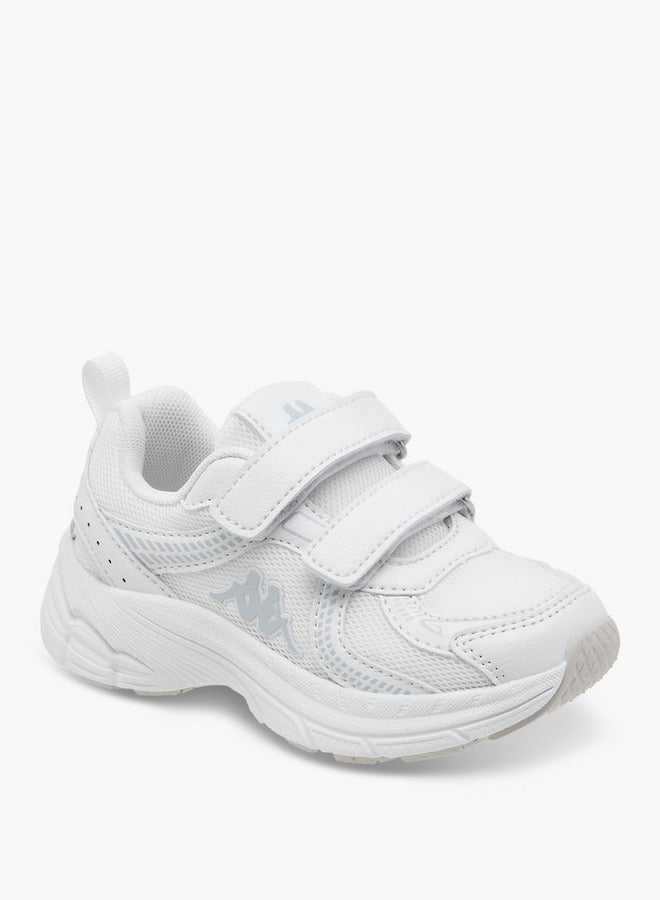 Kappa Boys' Logo Detail School Shoes with Hook and Loop Closure  - Image 2