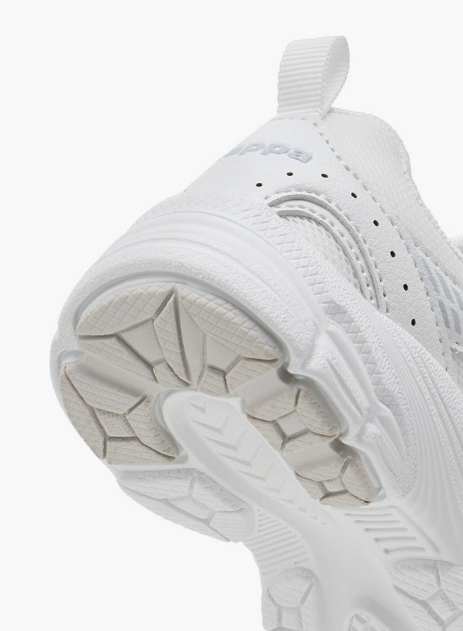 Kappa Boys' Logo Detail School Shoes with Hook and Loop Closure  - Image 5