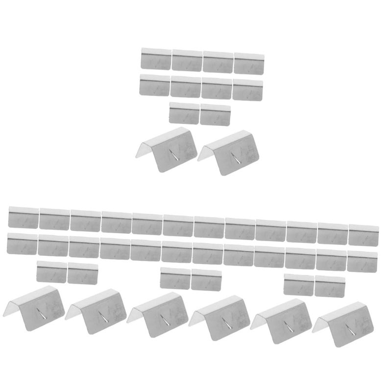 48 Pcs Grey Wind Deflector Clips for Car Windshield Easy to Install Rain and Wind Protection - Image 2