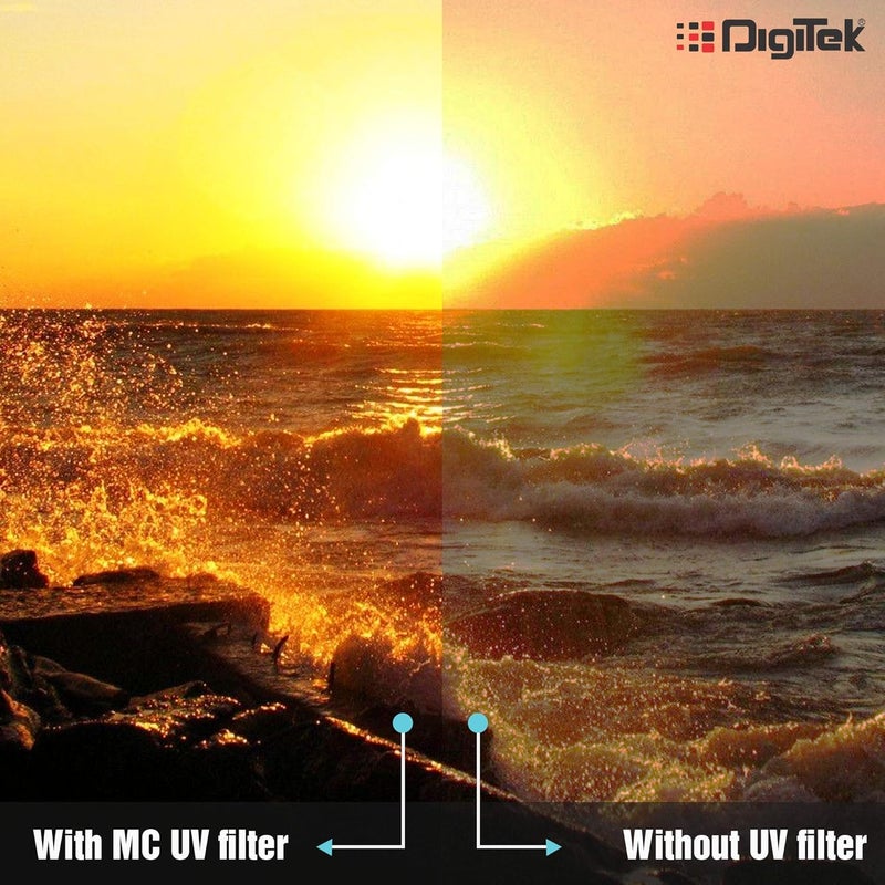 Digitek ® (MCUV52 MM) 52mm MC UV Filter with 16 Multi-Coated Layers for DSLR Camera Lens Protection from UV Rays, Dust & Scratches - Image 3