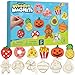 JOYIN 12 pcs Wooden Magnets Painting Craft for Boys and Girls Spring and Rainy Day Activities Kit Craft Toys Gifts for Kids Birthday Easter - Image 3