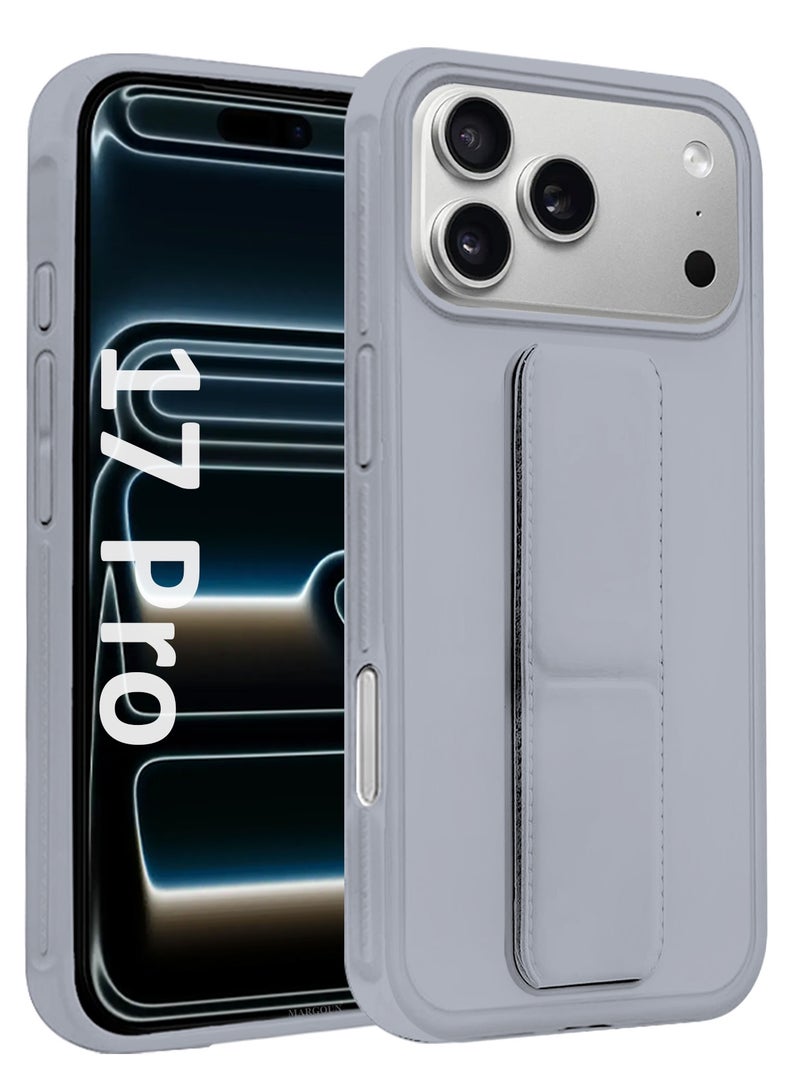 CATANES 2 Packs Premium PU Leather Case for iPhone 17 Pro with Stand Function Shockproof and Anti Scratch Finger Grip with 3D Screen Protector - Image 3