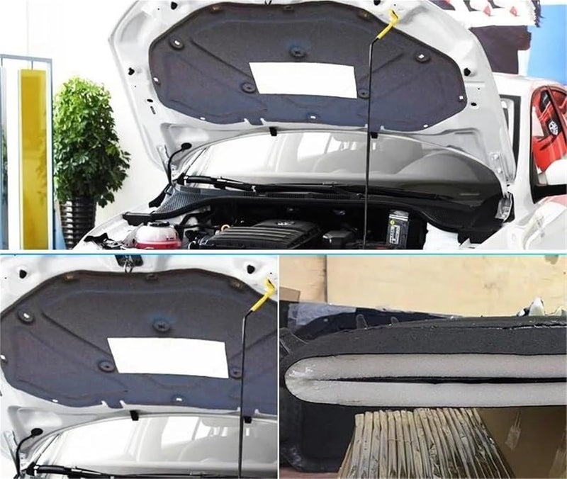 QASULER حصيرة عزل حرارة محرك سيارة QASULER لسيارات VW Jetta VA3 - Image 2