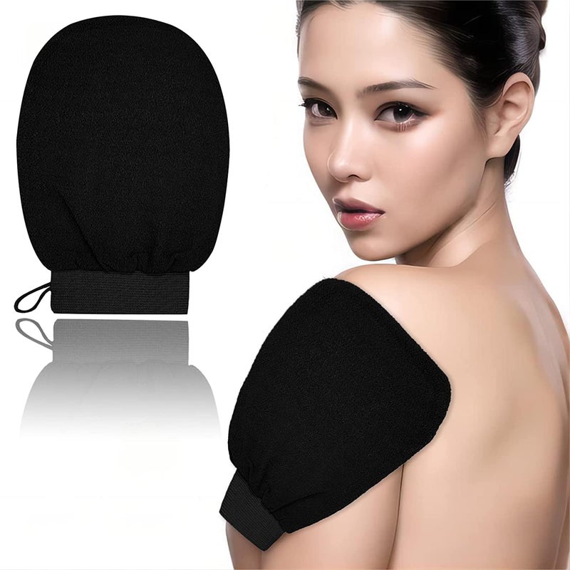 Droposale Bath Gloves Spa Massage Body Scrubber Cleaner Gloves Exfoliating Body & Face || Dead Skin Remover Deep Scrubbing Exfoliating Mitt Body Glove. (Luffa Exfoliating Gloves) - Image 1