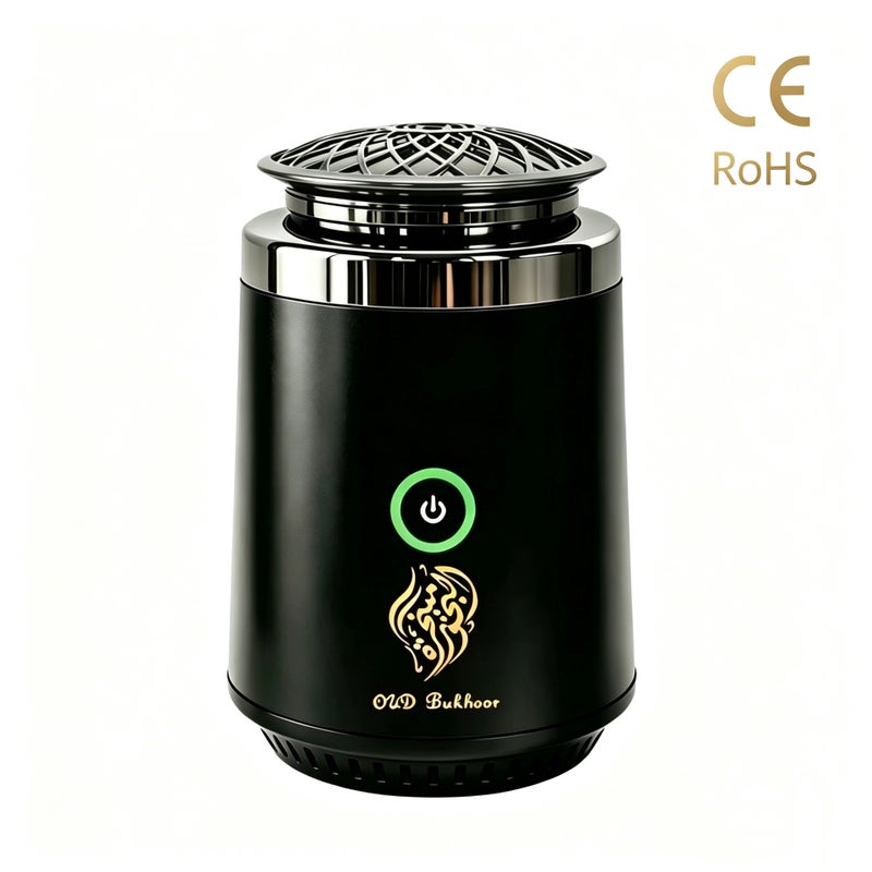 موقد عود إلكتروني BK-27 مع شحن USB وموزع عطر - Image 1