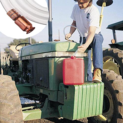 SOOGE Siphon Hose 1/2" x 6 Foot, Shaker Siphon Hose for Fuel Transfer Pump - Gas Siphon Pump for Gasoline, Oil, Diesel, Water, Liquid - Image 3
