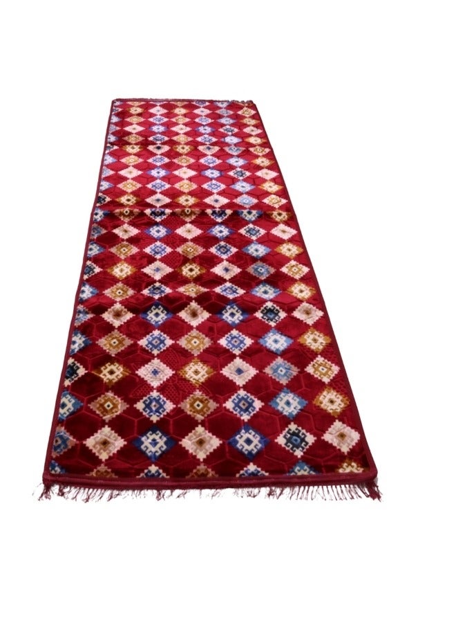 سمارت هوم سجادة منزلية مستطيلة الشكل غير قابلة للانزلاق مصنوعة من المخمل الناعم لغرفة المعيشة والممر والممرات والمناطق المختلفة 200×100 سم - Image 1