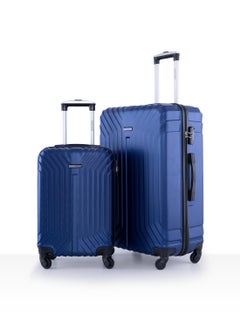 PARAJOHN Winso 2-Piece ABS Hardside Spinner Luggage Trolley Set Navy  - Image 1