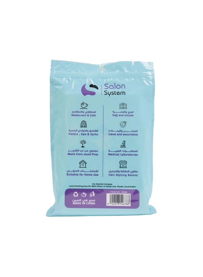 صالون سيستيم مناشف صحية – للاستعمال مرة واحدة، عالية الامتصاص، 3 مقاسات، عبوة 3 مناشف - Image 2