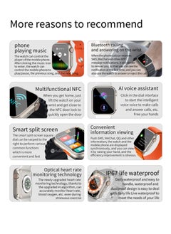 ProOne ProOne PWS07 Smart Watch with Bluetooth Call, Health Monitoring, 1.85" HD Touch Screen, Fitness Tracker, Voice Assistant, Wireless Charging, Compatible with Android & iOS  - Image 3