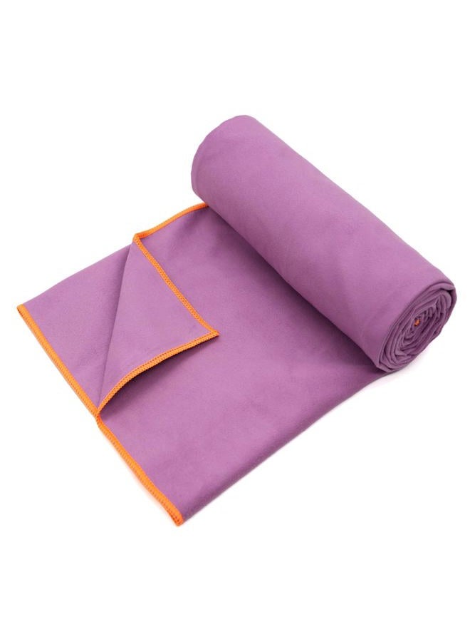 Eunzel Hot Yoga Towel Non-Slip Yoga Mat Towel Ultra-Absorbent Microfiber Towel for Hot Yoga, Pilates，Bikram and Workout 26.5"x 72", Purple/Orange - Image 2