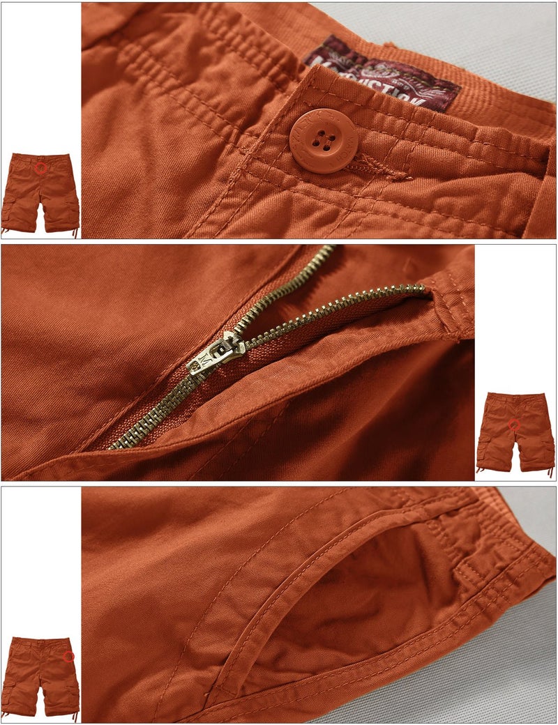 Match Men's Comfort Cargo Short (Label Size 6XL/44 (US 42), 3088 Orange) - Image 5