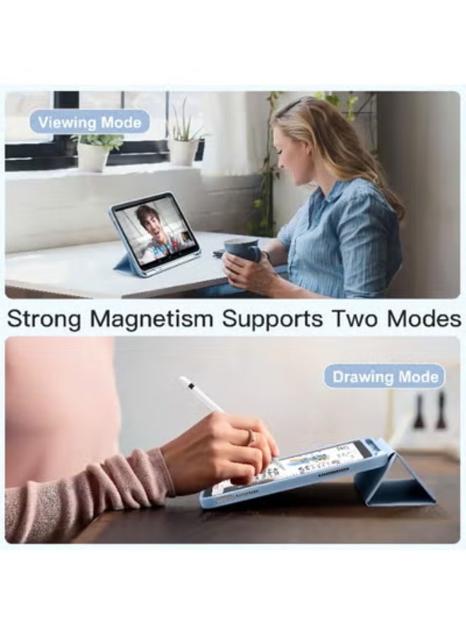 JMD iPad 10.9 Case 10th Generation (2022) / iPad 11th Gen A16 (2025) – Slim Magnetic Trifold Stand Cover with Pencil Holder, Auto Sleep/Wake, Shockproof Lightweight Protection - Image 5