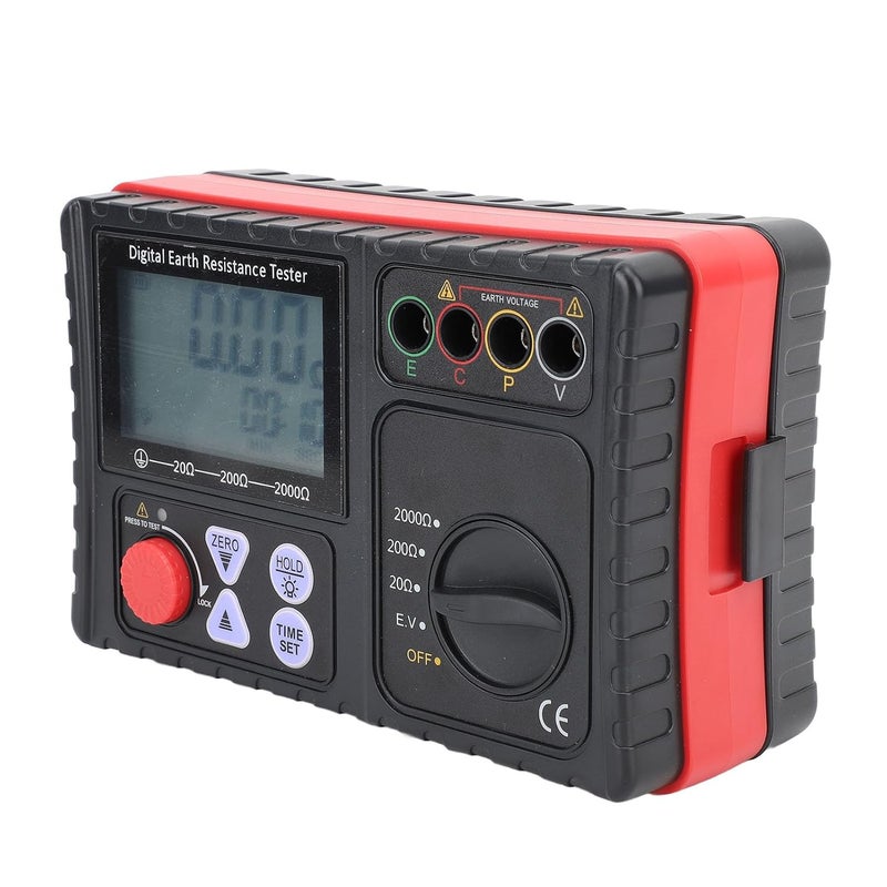 Insulation Resistance Tester Digital Megohmmeter 0 to 2000 Ohm, LCD Backlit Display, High Accuracy - Wide Measurement Range, Durable Design, Ideal for Electrical Testing - Image 3