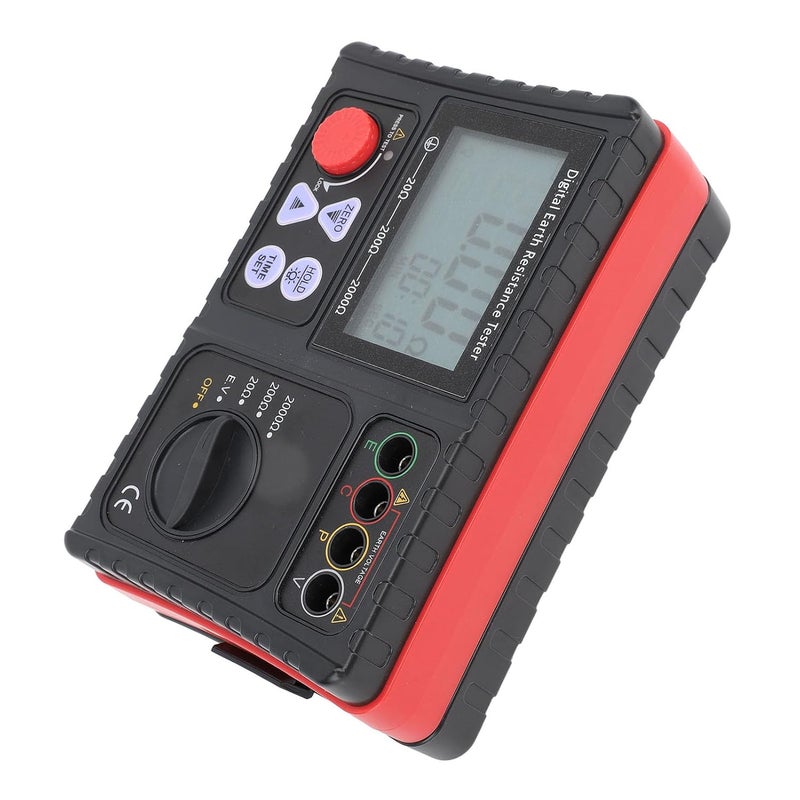 Insulation Resistance Tester Digital Megohmmeter 0 to 2000 Ohm, LCD Backlit Display, High Accuracy - Wide Measurement Range, Durable Design, Ideal for Electrical Testing - Image 4