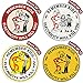 Maldora 40 PCS Reddy Kilowatt Sticker Remember Kids Electricity Will Kill You Electrician Warning Caution Danger Electrical Safety Funny Hard Hat Laptop Car Helmet - Image 2