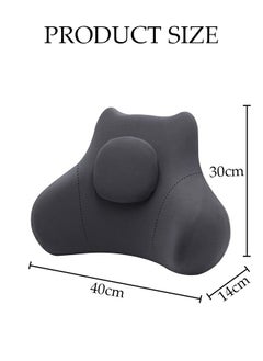 DUNISO Lumbar Support Pillow for Office Car Back Support Pillow with Memory Foam Pad Back Cushion for Back Pain Relief Improve Posture Cushion  - Image 3