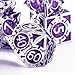 RULE DICE Metal DND Dice Set High Artistic Making Dungeons and Dragons Dice Large Weighted Metallic DD Dice Sets Polyhedral Role Playing Dice for MTG RPG Silver Purple D and D Dice with DND Gift Box - Image 4