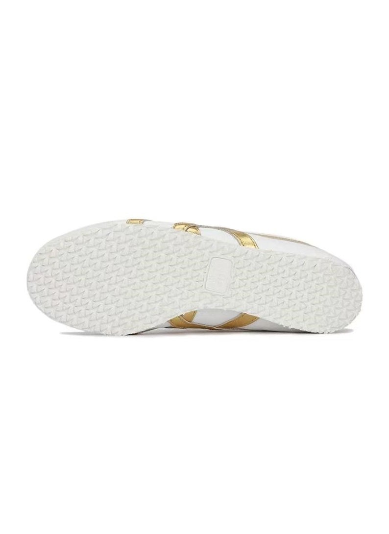Onitsuka Tiger - MEXICO 66 Slip-On Canvas Casual Athlesiure Shoes White/Gold - Image 1