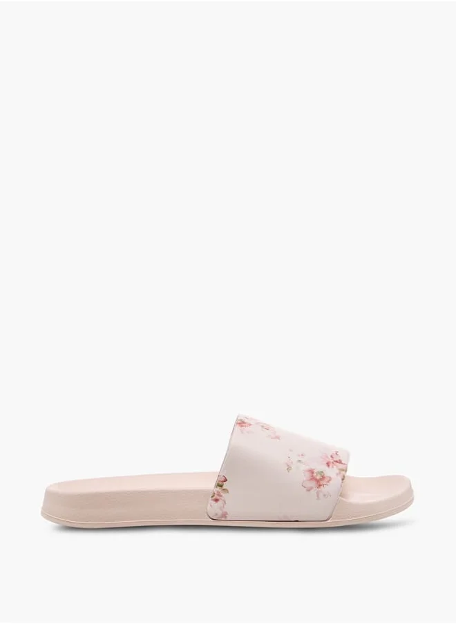فلورا بيلا من شو إكسبرس Women's Slip-On Printed Slides