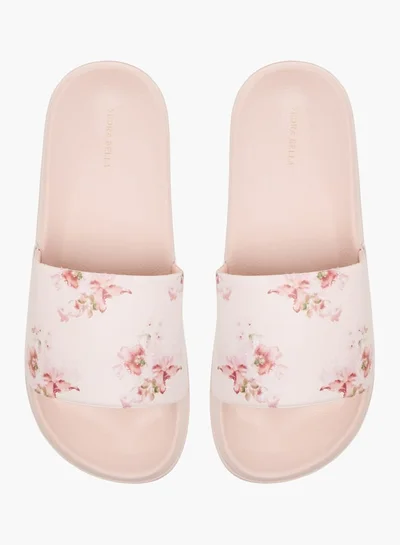 Flora Bella By Shoexpress Women's Slip-On Printed Slides