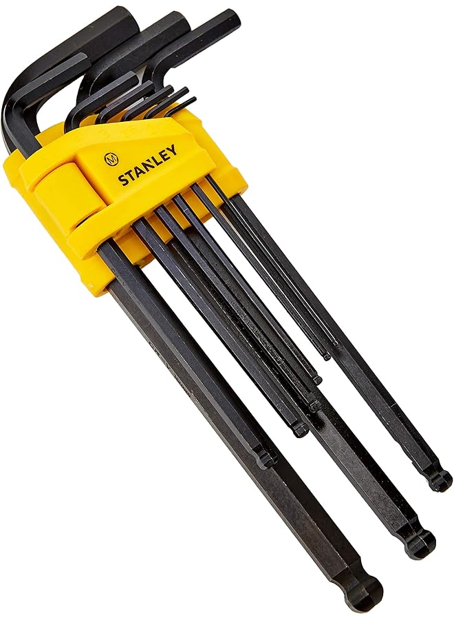 Stanley Folding Key Set Yellow Black 0 69 256 9 Pieces - Image 1