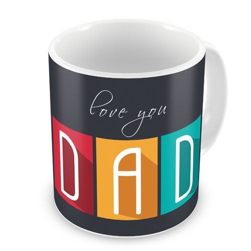 exciting Lives Love You Dad Fathers Day Mug Gift for Fathers for Fathers Day BirthdayAnniversary Gift for Father 330 ML - Image 1