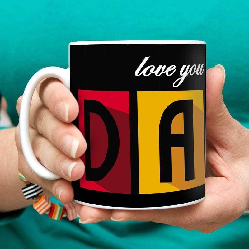 exciting Lives Love You Dad Fathers Day Mug Gift for Fathers for Fathers Day BirthdayAnniversary Gift for Father 330 ML - Image 4