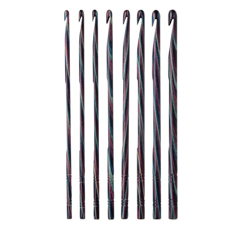 KnitPicks Knit Picks WeCrochet Majestic Regular Wood Crochet Hook Set - 8 Sizes US E-K - Image 1