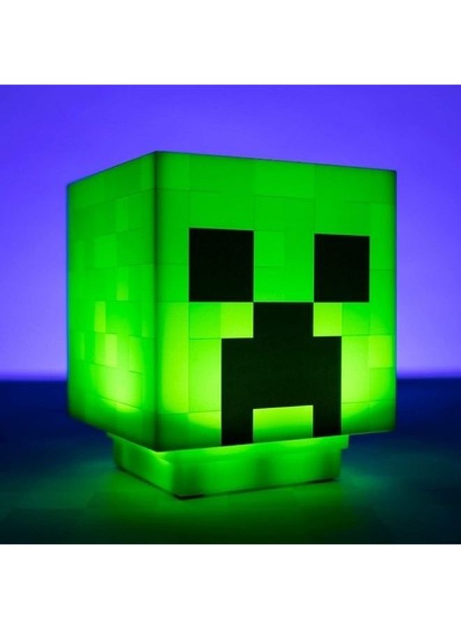 NIBEMINENT Minecraft Model Gift Night Light Green