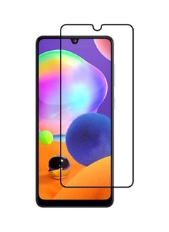 ماركة غير محددة Samsung Galaxy A31 واقي شاشة زجاجي مقوى أسود / شفاف 