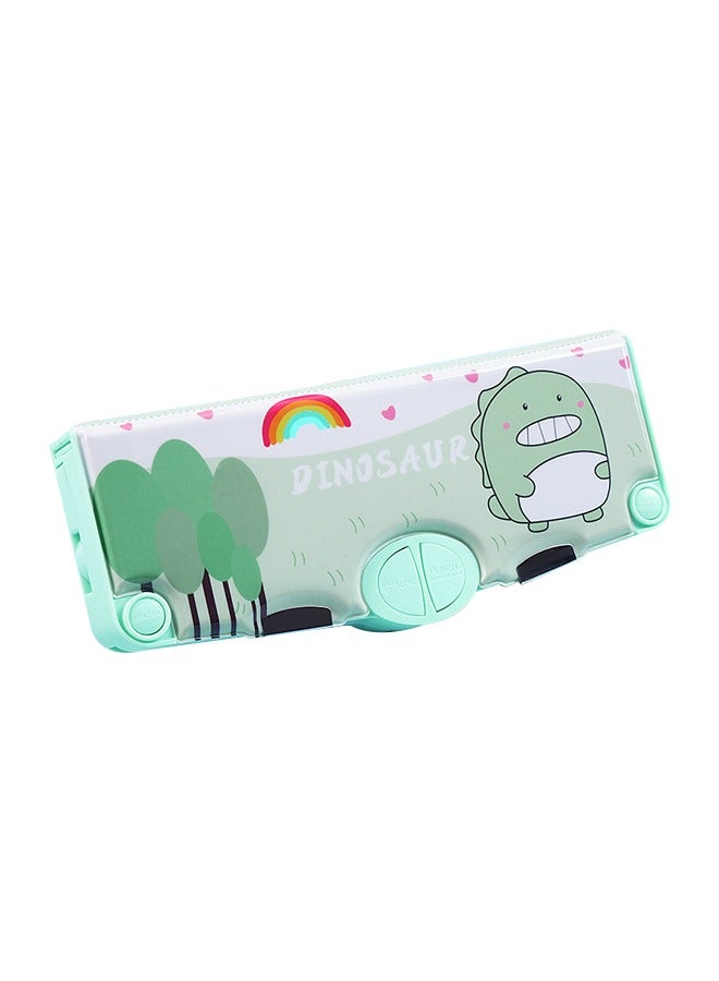 إسكدنيا حافظة أقلام بنمط ديناصور، حقيبة قرطاسية منبثقة، مناسبة للتخزين اليومي للقرطاسية - Image 1