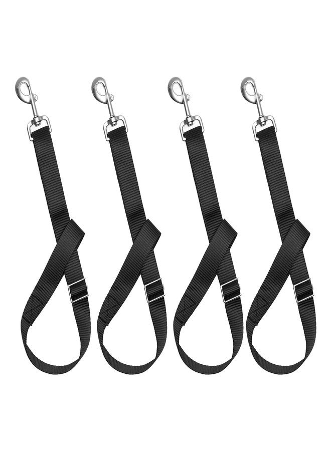 Rosemarie Horse Bucket Strap Hangers,Horse Suppliers Adjustable Nylon Straps up to 700 lbs for Hay Nets, Water Buckets,Hanging-Pratical and Easy Use(4 Pack), 1"x22" - Image 1